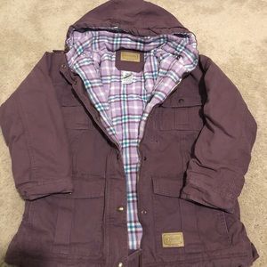 GUC C.E. Schmidt Workwear Women Purple Jacket - Size Medium